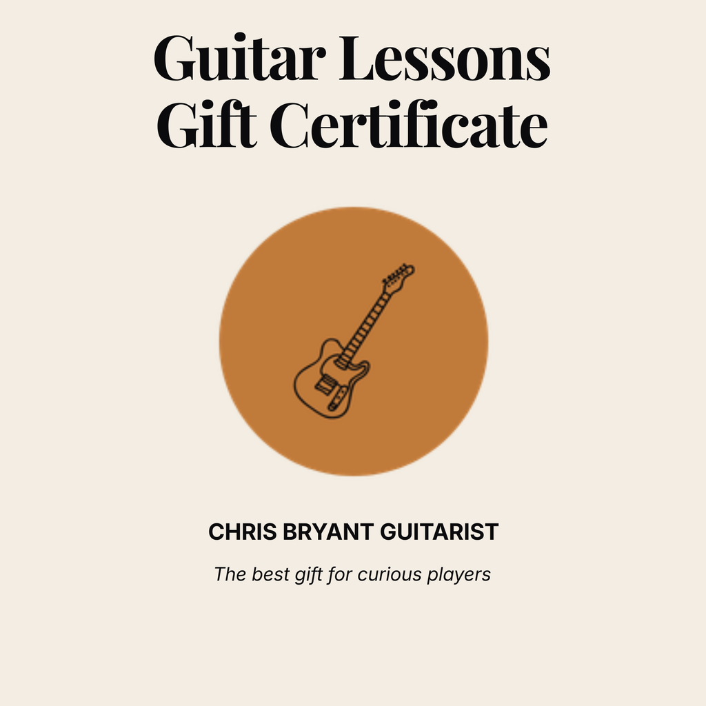 CBG Guitar Lessons Gift Certificate