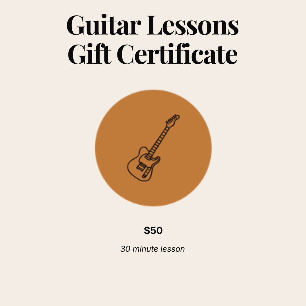 CBG Guitar Lessons Gift Certificate